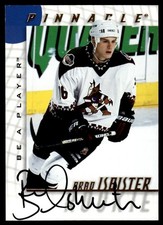 1997-98 Pinnacle Be a Player Autographs AU Brad Isbister Auto Phoenix Coyotes