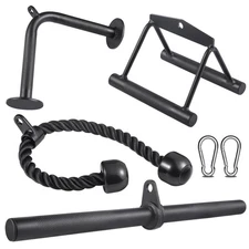 SERTT Workout Cable Machine Attachment for Home Gym, LAT Pulldown Attachments...