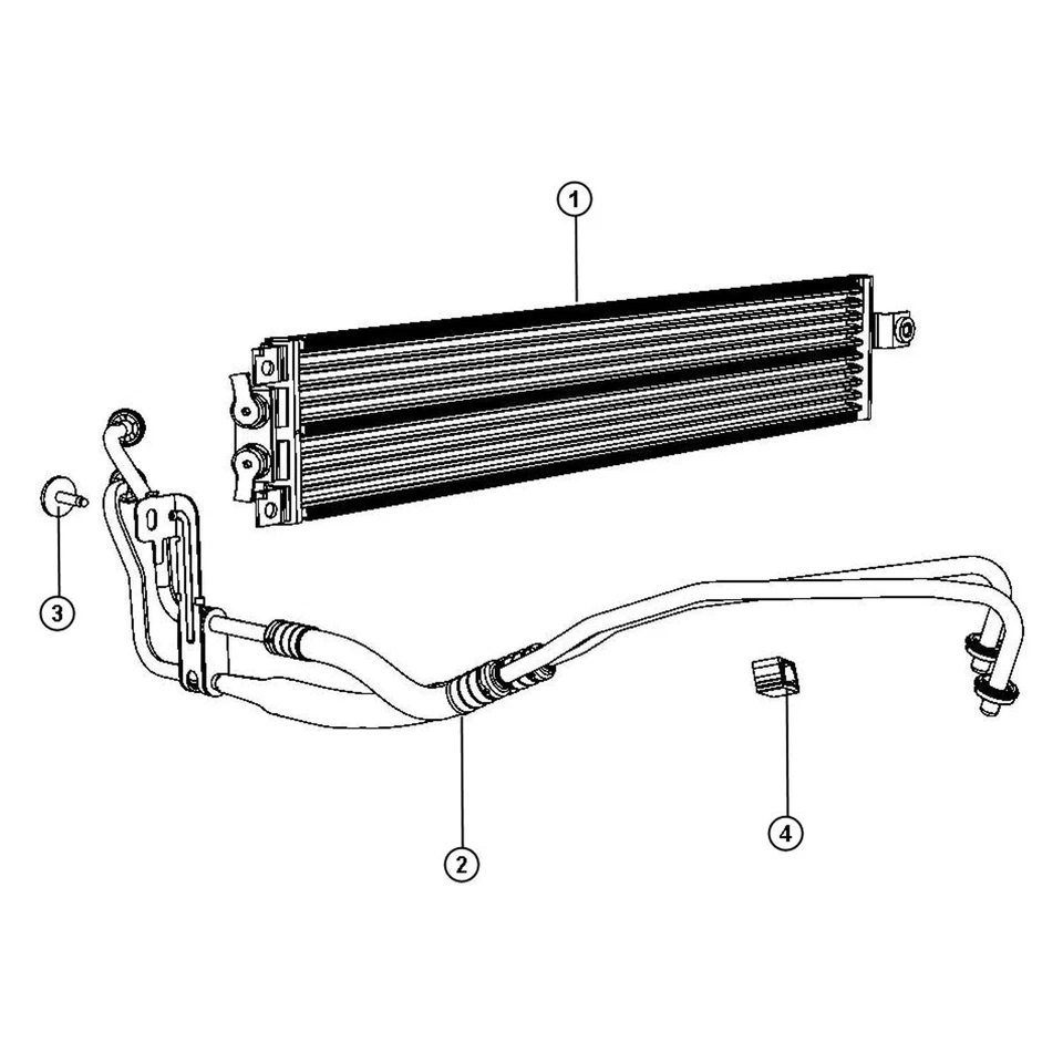 For Dodge Journey 2011-2019 Mopar Automatic Transmission Oil Cooler Foto 4 de 4