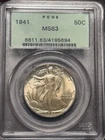 1941 P 50C MS63 OGH Walking Liberty Half Dollar *NICE GOLD COLOR*