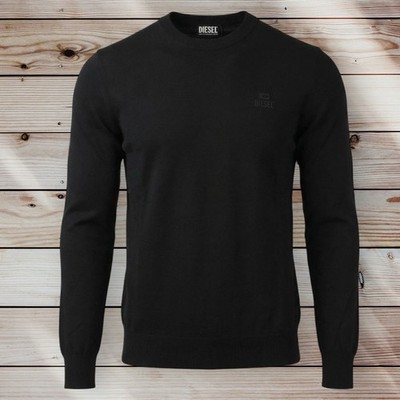DIESEL Luxe Lightweight K-Freex Newprint Knit Pullover Pulli £145 Large