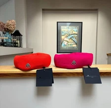 Moose Knuckles Pink & Orange Down Headbands - MSRP: $175 - New - Authentic