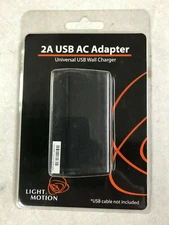 Light and Motion 2A USB AC Adapter