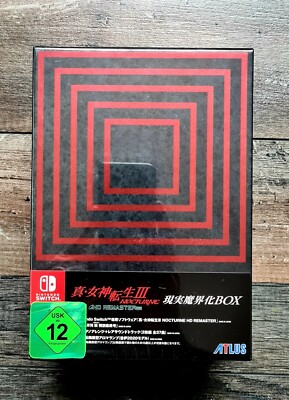 Shin Megami Tensei III 3 HD Remaster Limited Collectors Edition Nintendo Switch