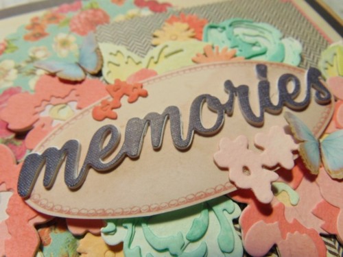 Handmade Mini Scrapbook Photo Album ocbrandy gift keepsake Altenew flower retro - Picture 5 of 23