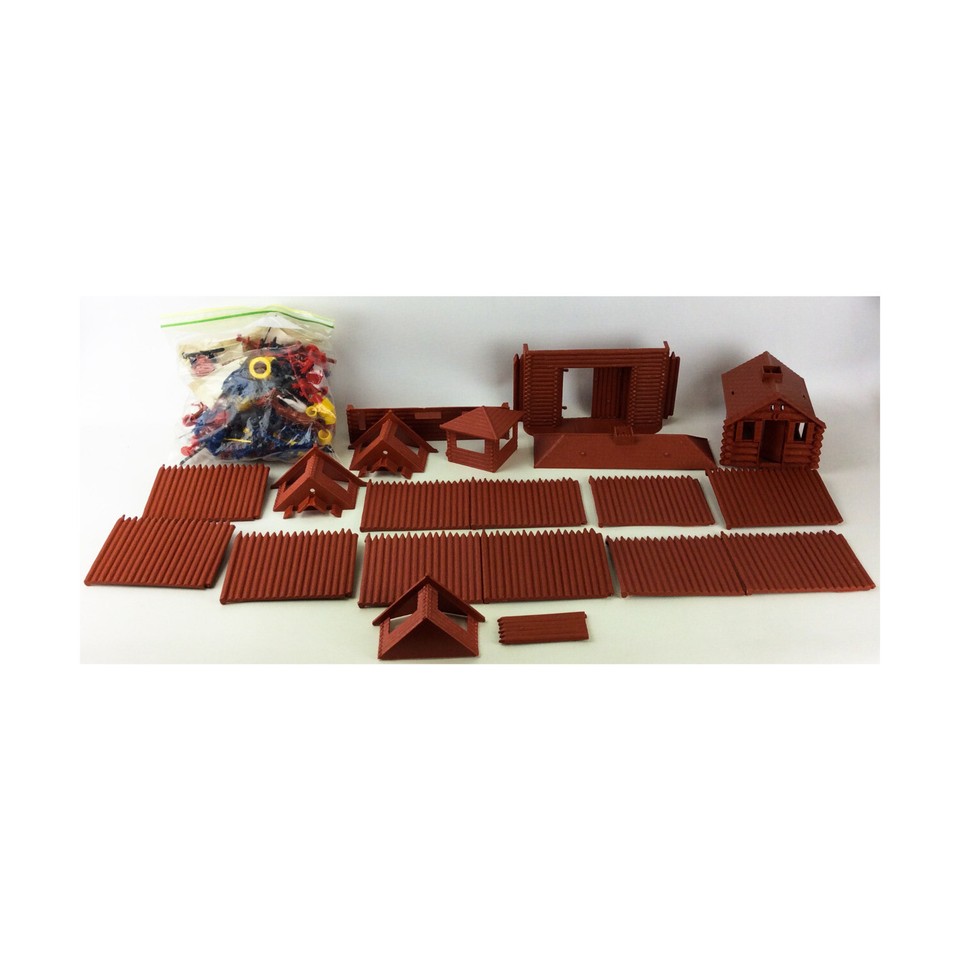 Louis Marx Model Kit Fort Apache Play Set (1995 Ed) Fair/EX eBay