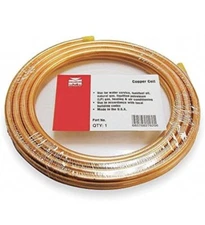 Mueller Industries 50 ft. Soft Coil Copper Tubing, 1/4" Ext Diameter