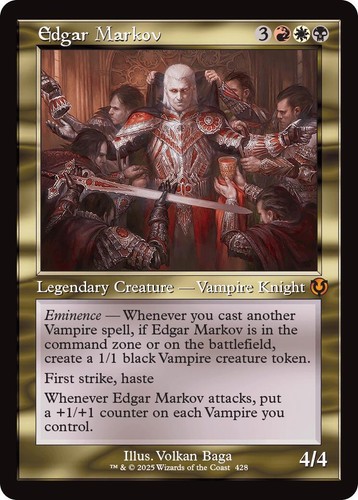 Edgar Markov (Showcase) (Serial Numbered) (Double Rainbow Foil