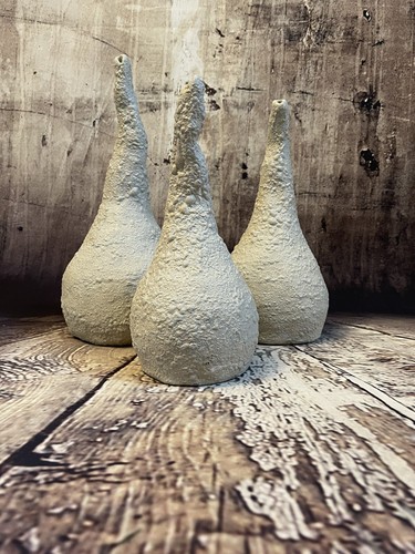 Newquay Studio Art Pottery Set Of Three Handmade Vases - Picture 11 of 11
