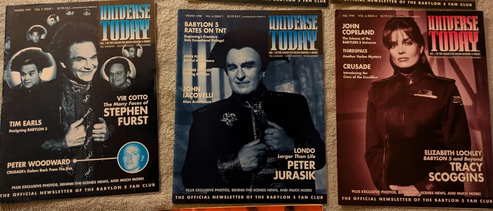 Babylon 5 Fansplosion Lot - Universe Today, Headline News, B5 Magazine, Fan Club Foto 4 de 4