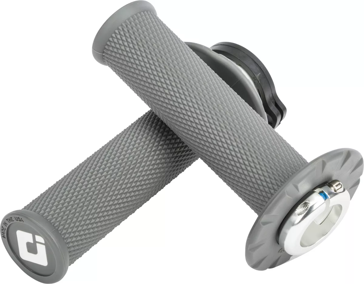 ODI Graphite No Waffle MX V2 Lock On Grips Dirt Bike 2 stroke 4