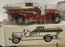 ERTL 1926 SEAGRAVE FIRE TRUCK COIN WOODBURY CONNECTICUT DIE CAST 1/30 SCALE NEW