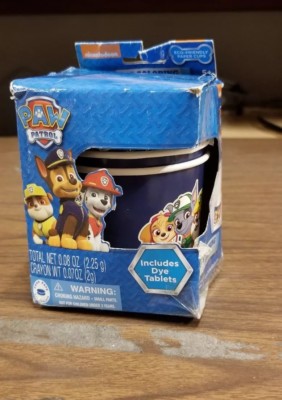 Paw Patrol Egg Coloring Cups With Dye Tablets
