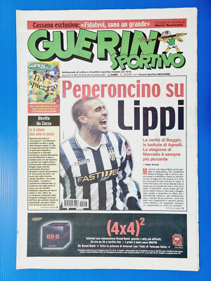 GUERIN SPORTIVO 47-2001 Trezeguet-Vieri-Nedved-Cassano-Jorgensen-Cannavaro