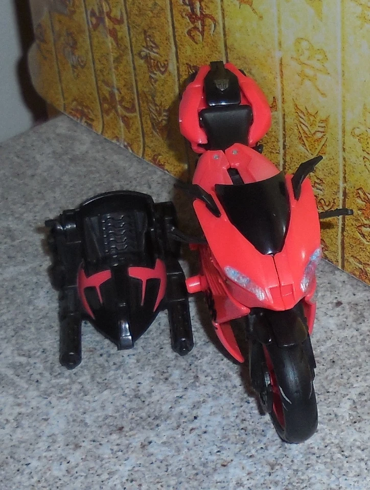 Transformer Revenge Of The Fallen ARCEE Complete Motorcycle Rotf Deluxe Figure  - Image 4 of 4