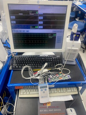 #ad GE Apex PRO CH Transmitter Certified on Live Central Station w ECG Test Strip $881.00