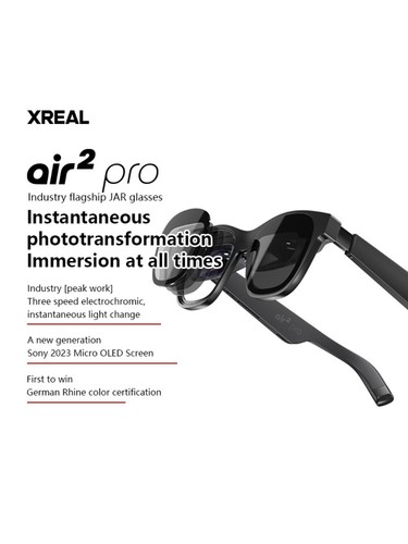 Xreal Air 2 Pro Smart AR Glasses 330 Giant Screen 3D VR Gaming For Home Travel