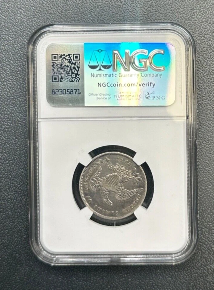 1831 25C Capped Bust Quarter NGC VF Details - Image 2 of 4