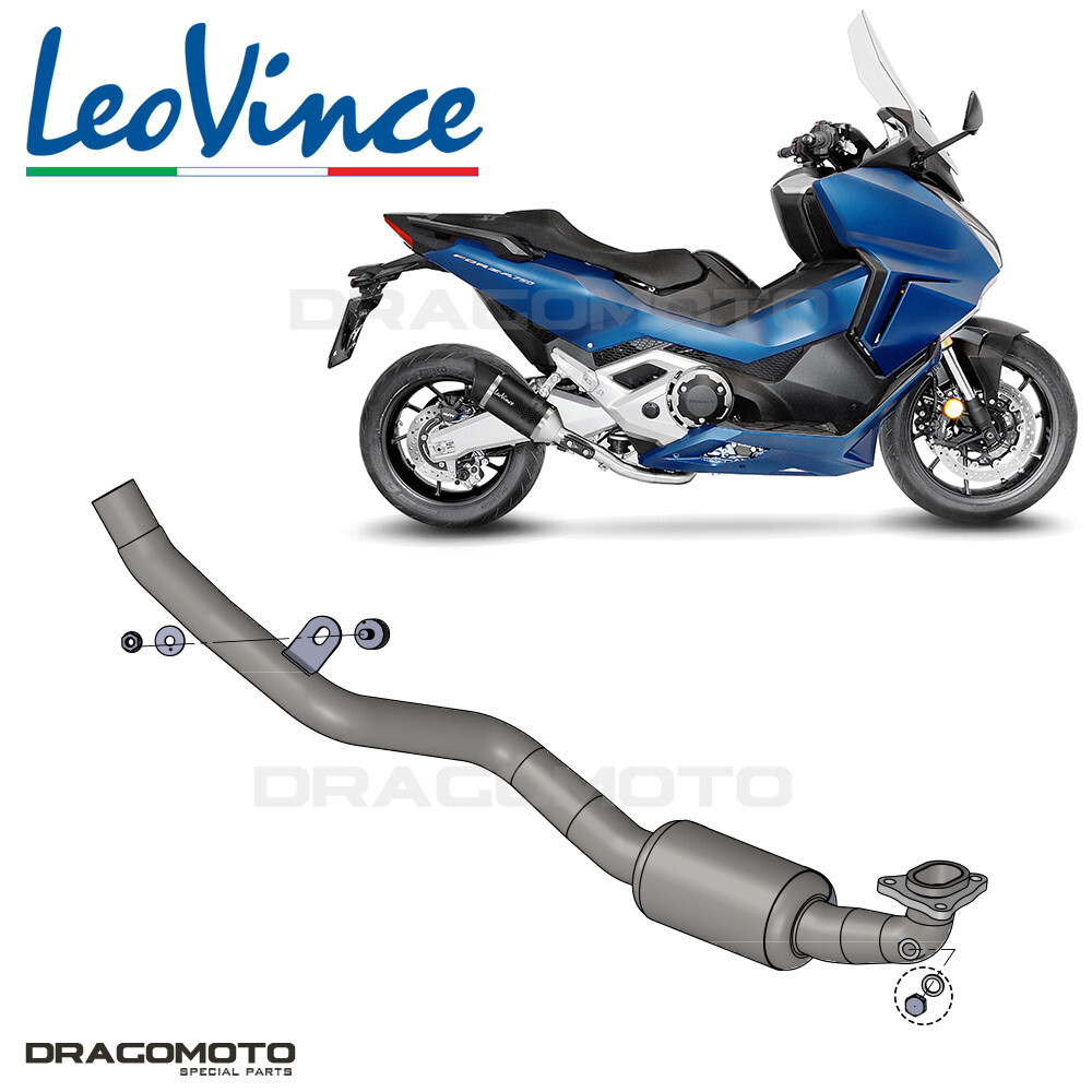 Tuyaux Leovince Racing 80021 collecteur echappement Honda NSS 750 Forza DCT ABS 2021-2024