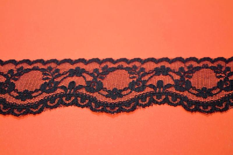 Dentelle élastique Raschel En Pizzo - Largeur 6 Cm, Par Mètre, Sweet Trims