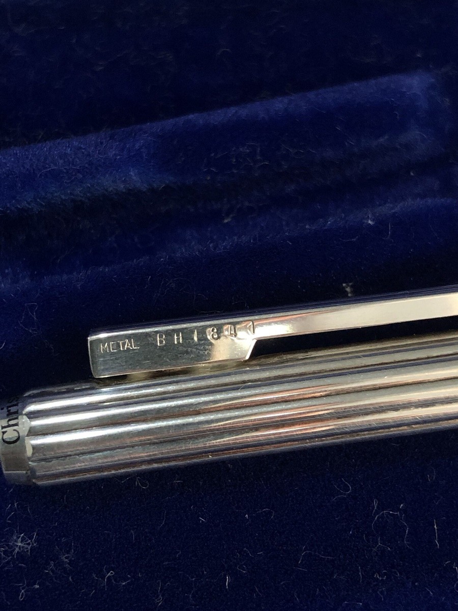 Vintage Christian Dior Silver Ballpoint Pen Mede in France | eBay