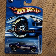 Plymouth Barracuda Hot Wheels Collectible Diecast Funny Car 2005 Blue New