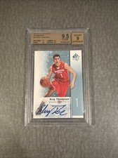 2011 SP Authentic Klay Thompson Rookie RC Auto BGS 9.5 Warriors #23