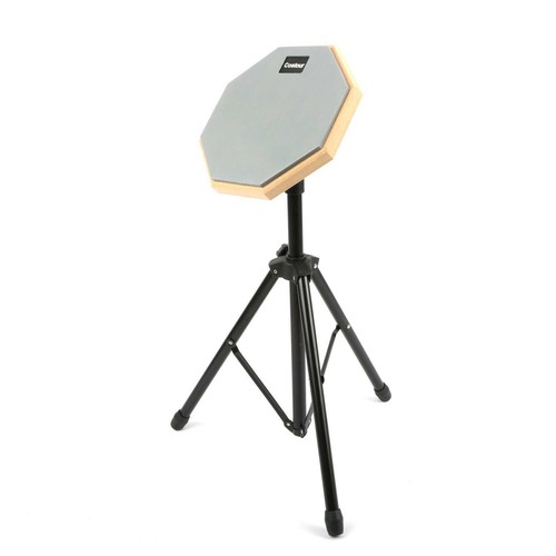 8" Wooden Dumb Drum Practice Rubber Pad With Stand & Bag Percussion Instruments - Picture 5 of 11