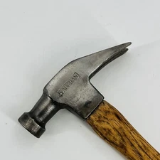 Vtg VAUGHAN Straight Claw Hammer Belly Style Carbon Steel