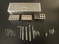 Impla-Med Titanium Implament Dental Implant SET / KIT With Case And Stands