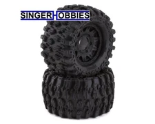 Pro Line 10190-10 Hyrax 2.8" Pre-Mounted Tires w/Raid Rear Wheels M2 12mm Hex HH