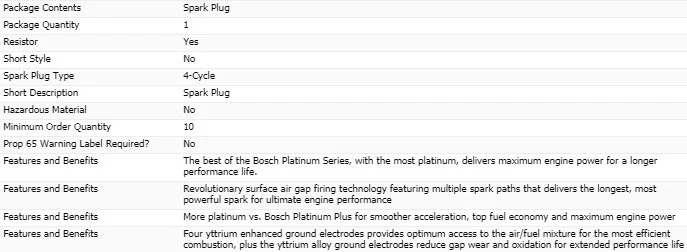 12 bujías Bosch Platinum para Rolls-Royce Phantom 2004-2013 V12-6,7 L Foto 3 de 4