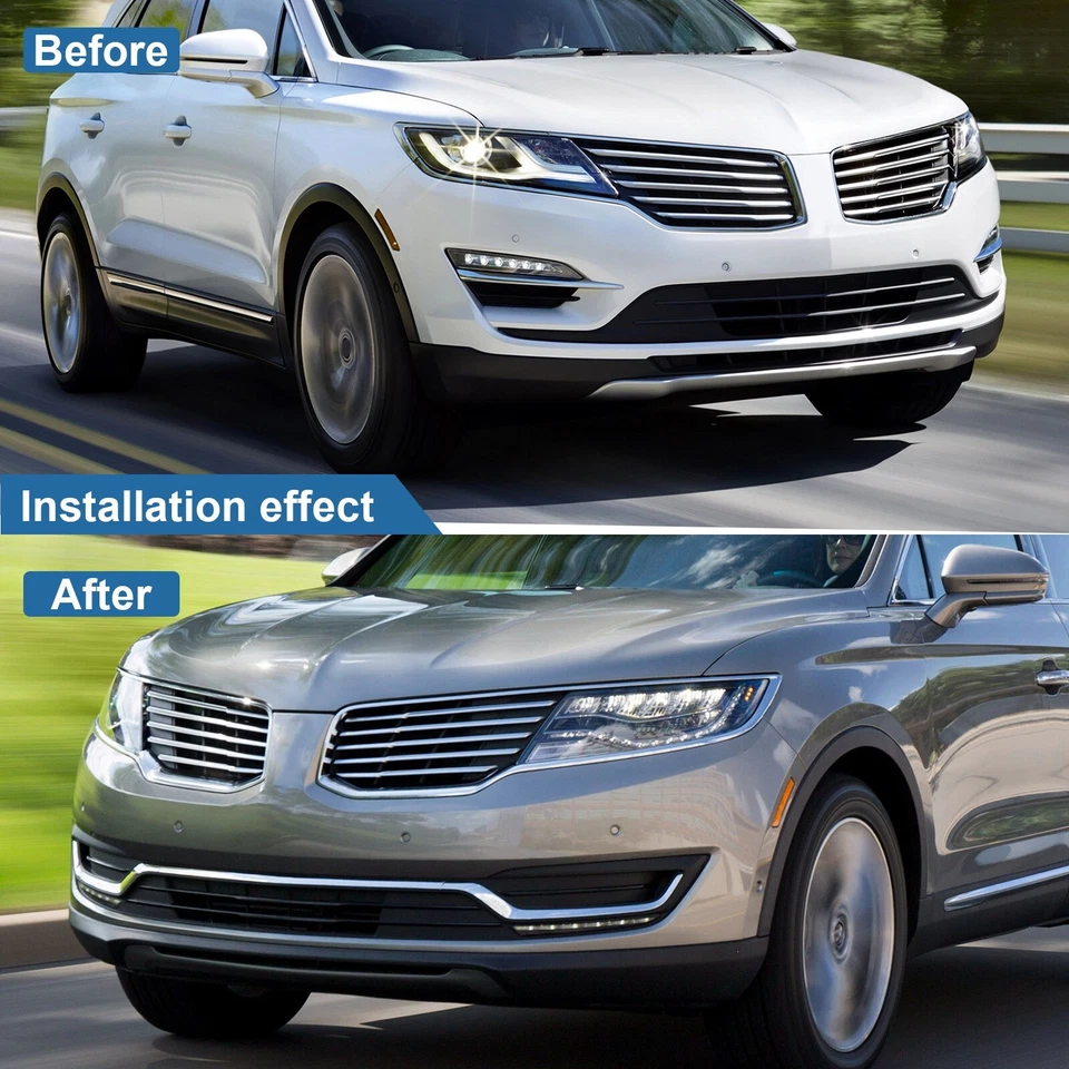 Parrilla inferior del parachoques delantero para Lincoln MKX FA1Z17B968AAA 2015 2016 2017 2018 Foto 3 de 4