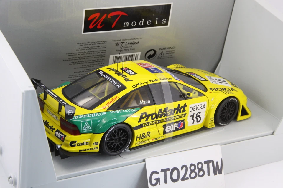 UT/Minichamps 1:18 scale OPEL CALIBRA V6 ITC/DTM 1996 "ProMarkt" #16 Uwe Alzen - Image 4 of 4