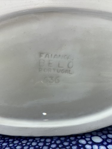 !!FAIANCAS PORTUGAL BELO VINTAGE DUCK SOUP GRAVY TUREEN WITH LADLE THANKSGIVING! - Picture 9 of 10