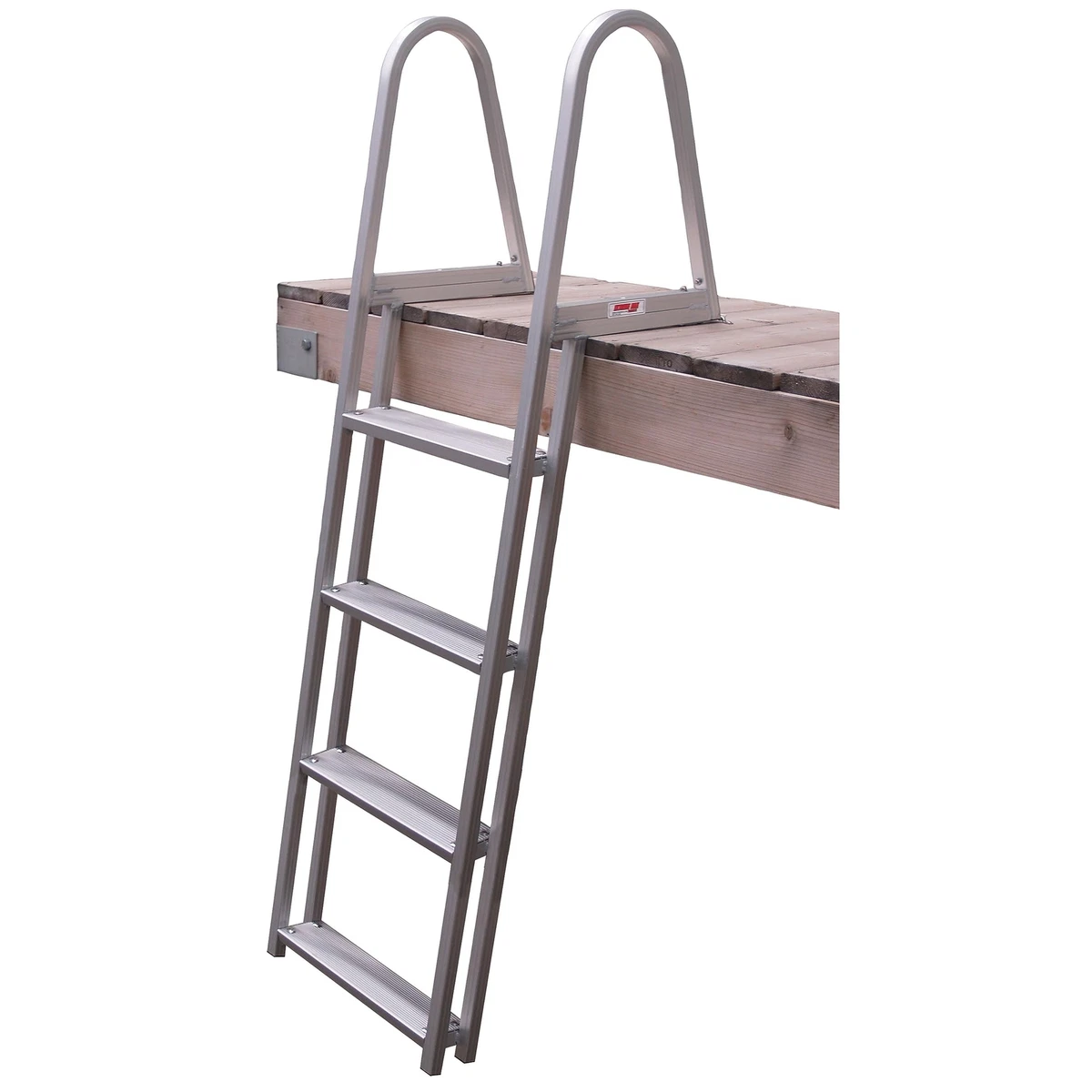 Extreme Max Heavy Duty Aluminum Pontoon Dock Ladder 4 Steps 15