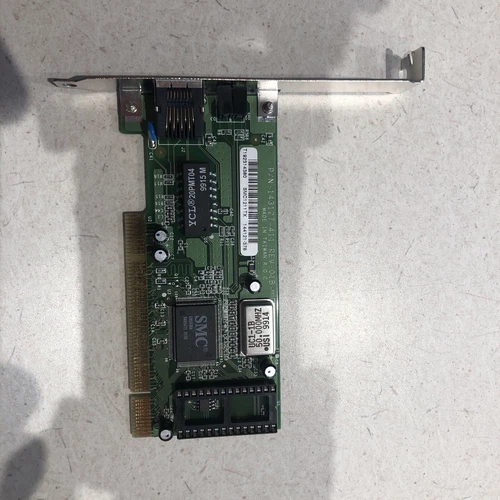 SMC EZ Card 10/100 Mbps Ethernet PCI Network Card lifetime warranty SMC 1211TX