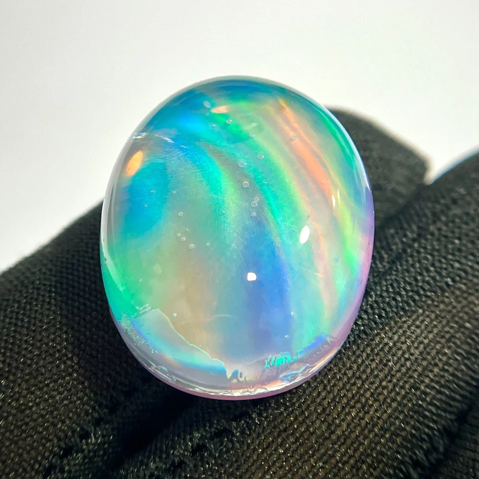 39.30 Cts Aurora Opal Doublet Aurora Fire Opal Cabochon Oval Gemstone 25x20 mm - Image 4 of 4