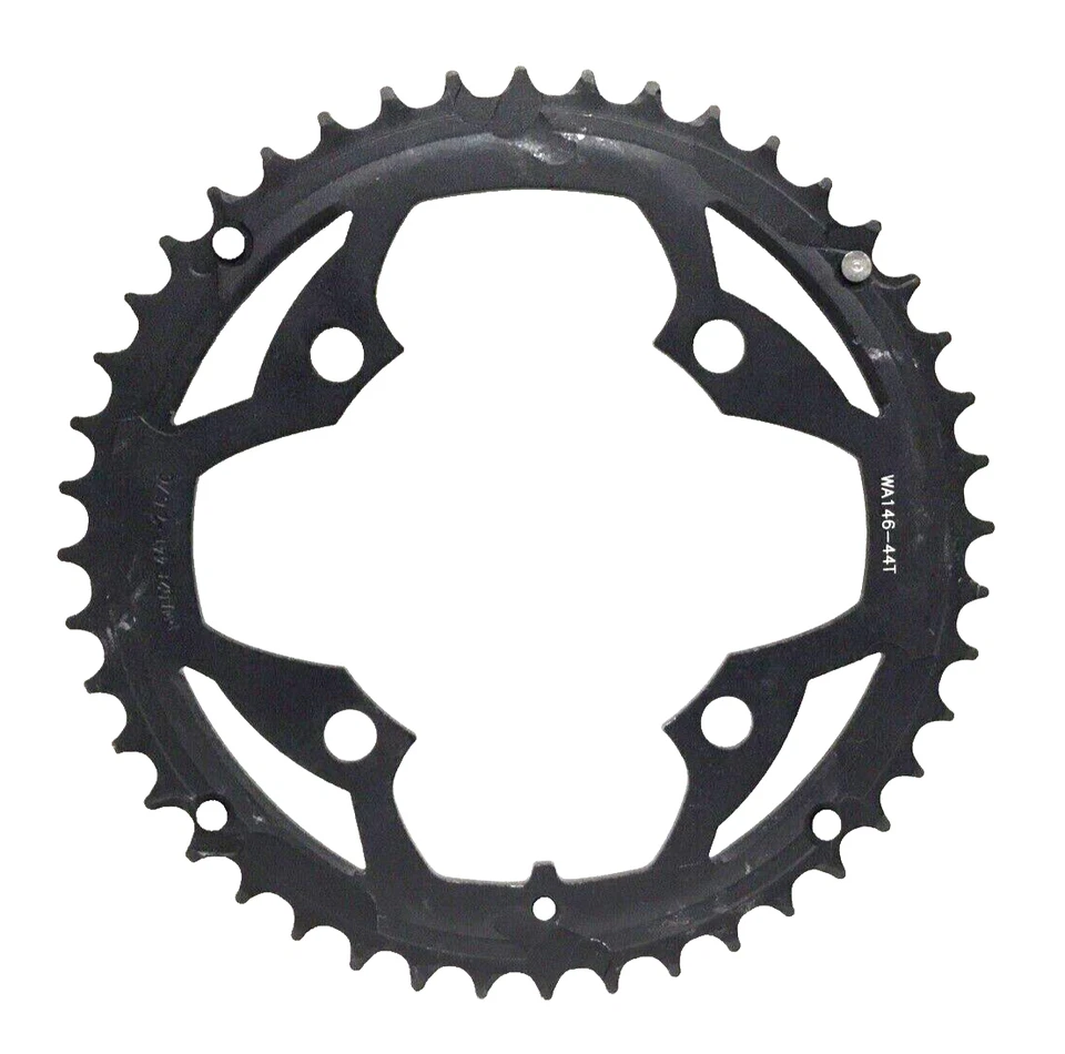 FSA Vero Pro Road Alloy Chainring 44T 104 BCD 4-Bolt Black Anodized WA146 NEW - Image 3 of 4