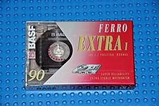 BASF FE FERRO EXTRA I 90 VS. II BLANK CASSETTE TAPE 1 SEALED
