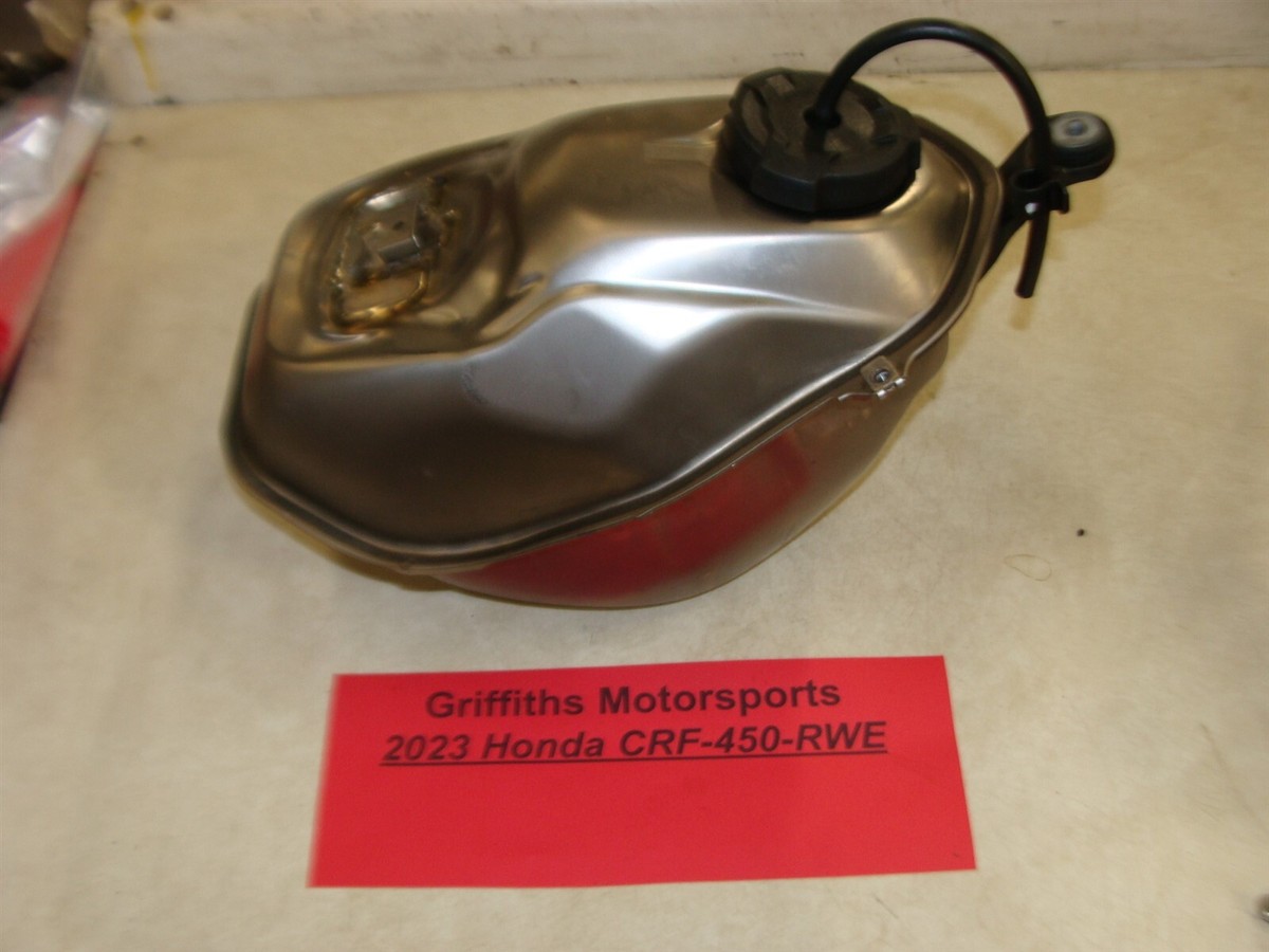 2023 Honda CRF450RWE oem titanium gas fuel tank with cap no pump