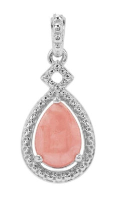 Rhodochrosit Anhänger in Sterlingsilber 2,65ct MOAJ54 mit COA