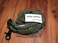 OD GREEN Single One Point Bungee Sling Adjustable For AIRSOFT PAINTBALL ECT