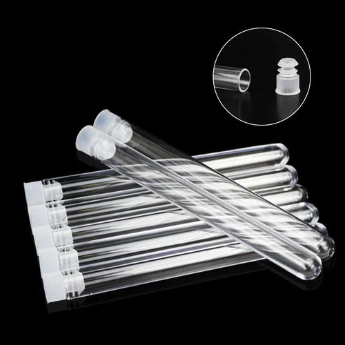 200xClear Test Tubes with Caps for Bath Salt Container Vials 12x100MM - Picture 8 of 12
