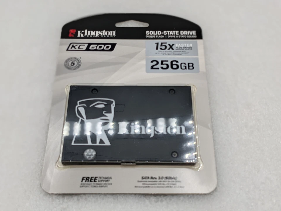 NEW Kingston KC600 256GB 2.5 in SATA III Internal SSD (SKC600/256G) FREE S/H - Image 2 of 4
