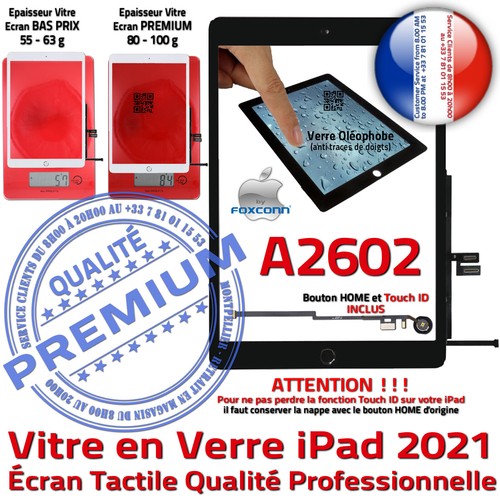 Vitre Tactile Apple IPad Mini 3 A1599 A1600 Noir Sticker De Fixation Assemblée - Foto 14