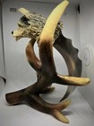 Wolf Head Dagger Knife 8" Display Stand Wood Pre-Owned Excellent  — photo 7