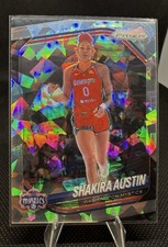 2025 Panini Prizm WNBA Cracked Ice Prizm #81 Shakira Austin Washington Mystics