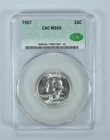1957 Washington Quarter MS65 CAC CACg