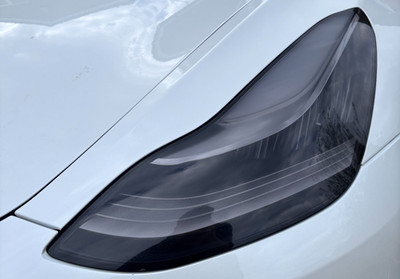 Premium Light Smoke getönter Scheinwerfer PPF Folie TPU selbstheilend passt jedem Fahrzeug
